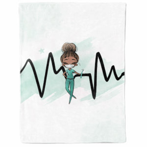 Médicale - Fille vert chignon - Panneau couverture
