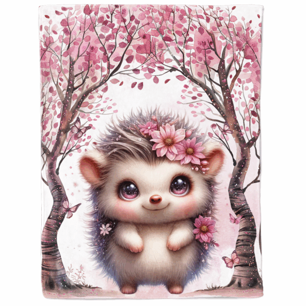 Pink woodland - Panneau couverture - Hérisson – Image 2