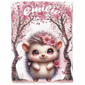 Pink woodland - Panneau couverture - Hérisson