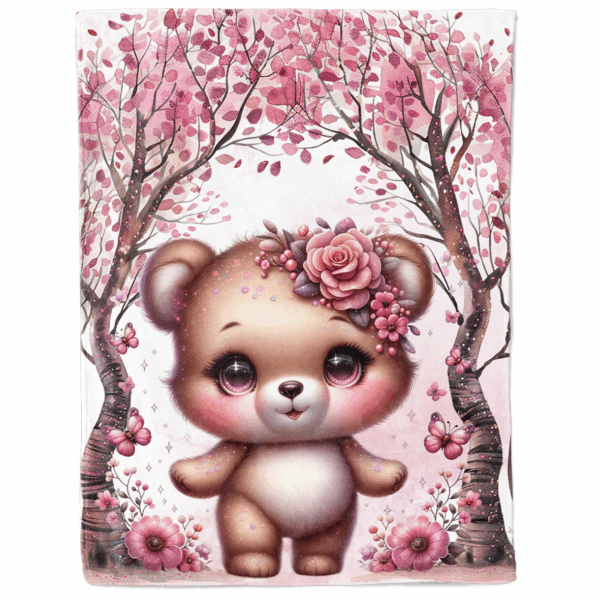 Pink woodland - Panneau couverture - Ours – Image 2