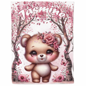 Pink woodland - Panneau couverture - Ours