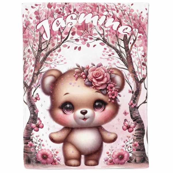 Pink woodland - Panneau couverture - Ours