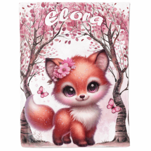 Pink woodland - Panneau couverture - Renarde