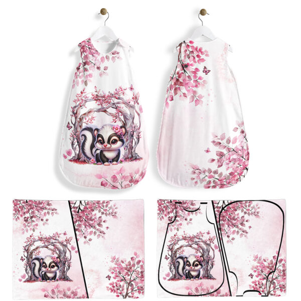 Pink woodland - Panneau pour gigoteuse - Mouflette