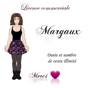 Margaux - Jupe/short legging - 34 aux 54 - Licence commercial