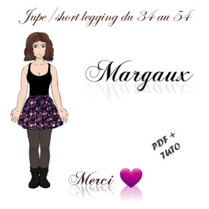 Margaux - Jupe/short legging - 34 aux 54 - Patron PDF