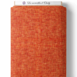 Ma petite loutre fleuris - Effet lin orange