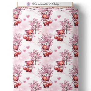 Pink woodland - Renarde sur laize