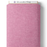 Pink woodland - Effet lin rose