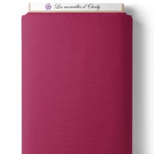 Pink woodland - Unis framboise foncé