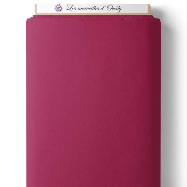 Pink woodland - Unis framboise foncé