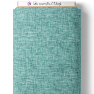Sea turtle - Effet lin turquoise