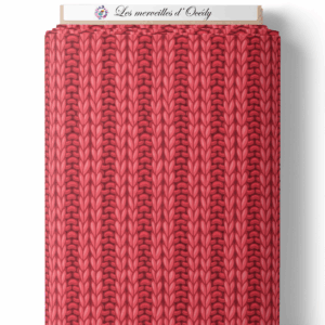 Mon petit panda - Effet laine rose