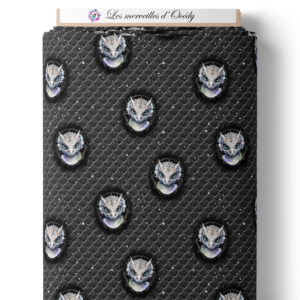 Dragon dark - Dragon sur laize - Argent