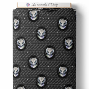 Dragon dark - Dragon sur laize - Argent