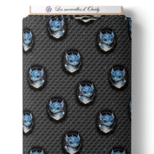 Dragon dark - Dragon sur laize - Bleu