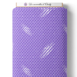 Dragon light - Griffes sur laize - Violet