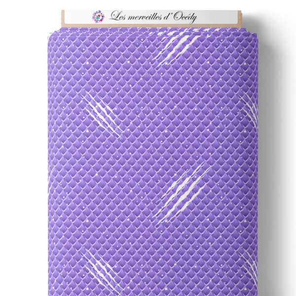 Dragon light - Griffes sur laize - Violet