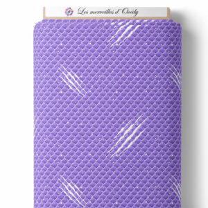 Dragon light - Griffes sur laize - Violet
