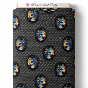 Dragon dark - Dragon sur laize - Multicolore