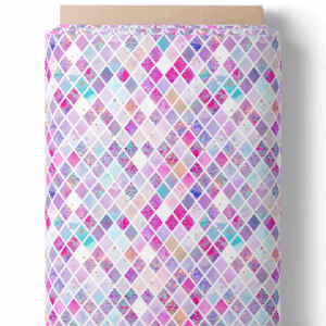 Motif losange pastel et brillant