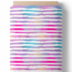 Motif rayures blanches et dégradé coloré