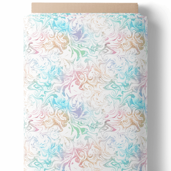 Marbré pastel irisé délicat