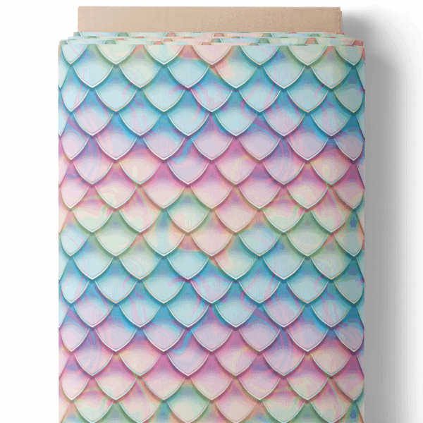 Ecailles de dragon holographiques pastel
