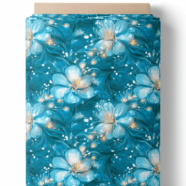 Éclat floral - Bleu profond – Image 2