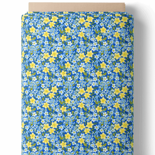 Style Liberty - Bleu jonquille