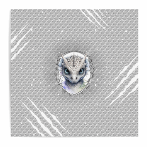 Dragon light - Panneau central - Argent