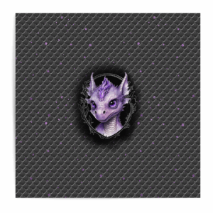 Dragon dark - Panneau central - Violet