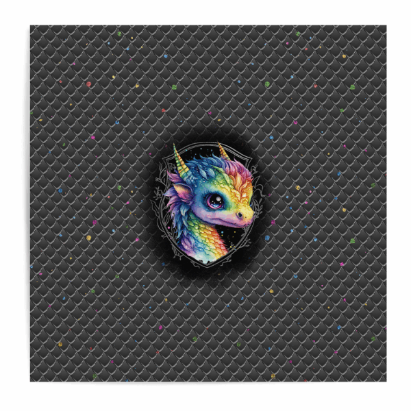 Dragon dark - Panneau central - Multicolore