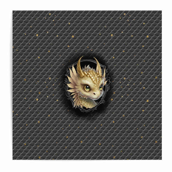 Dragon dark - Panneau central - Or