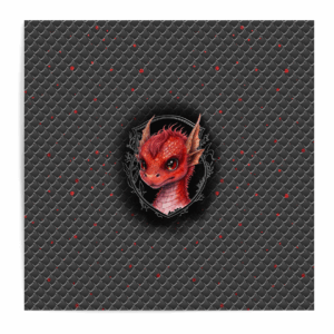 Dragon dark - Panneau central - Rouge