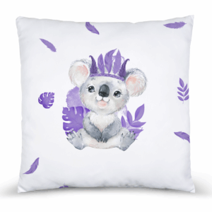 Baby animal's violet - Panneau remplis/coussin - Koala