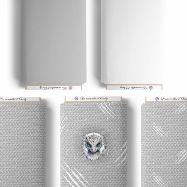 Dragon light - Panneau central - Argent – Image 2