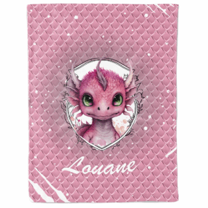 Dragon light - Panneau couverture - Rose