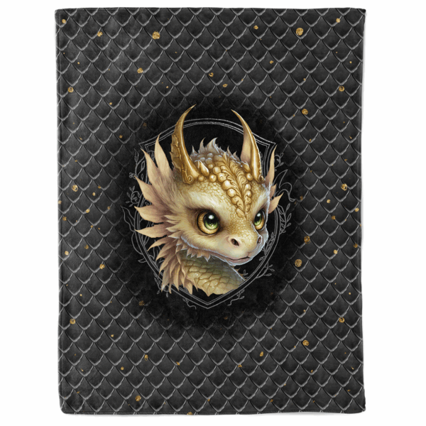Dragon dark - Panneau couverture - Or – Image 2