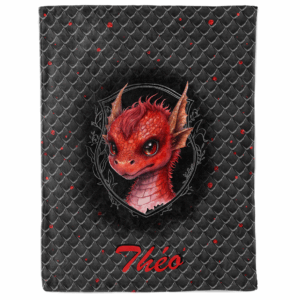 Dragon dark - Panneau couverture - Rouge