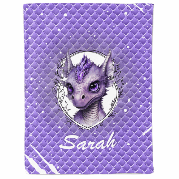 Dragon light - Panneau couverture - Violet