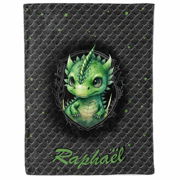 Dragon dark - Panneau couverture - Vert