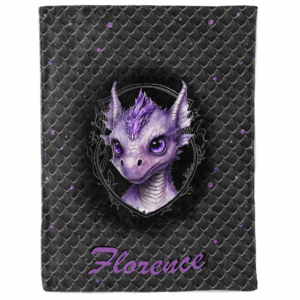 Dragon dark - Panneau couverture - Violet