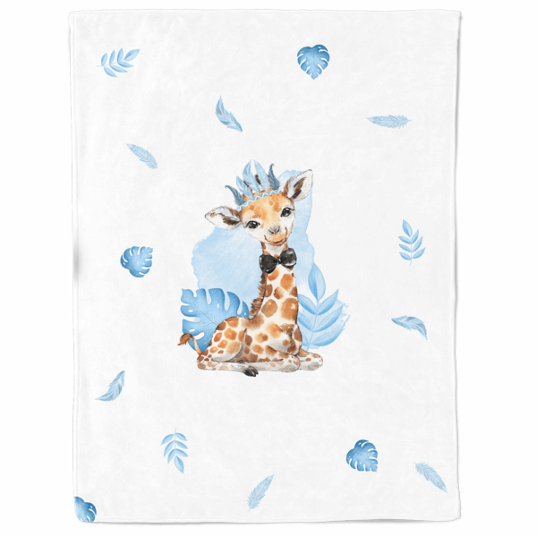 Baby animal's bleu - Panneau couverture - Girafe – Image 2