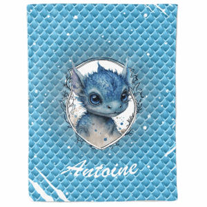 Dragon light - Panneau couverture - Bleu