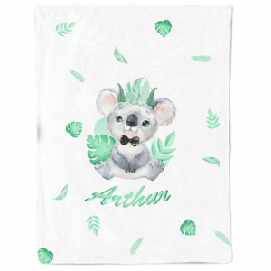 Baby animal's vert - Panneau couverture - Koala