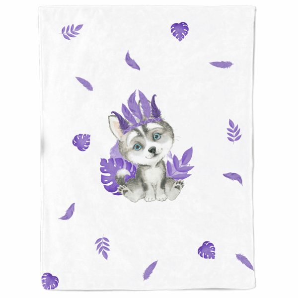 Baby animal's violet - Panneau couverture - Loup – Image 2