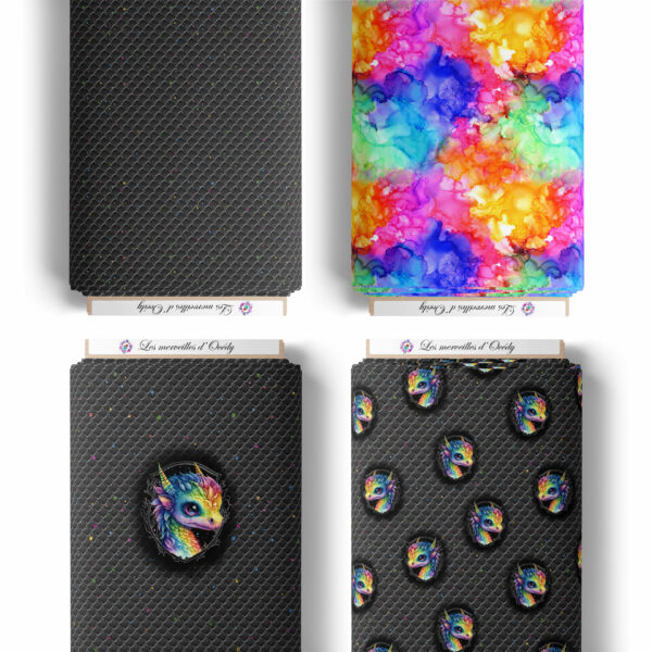 Dragon dark - Panneau central - Multicolore – Image 2