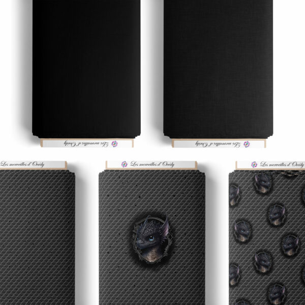 Dragon dark - Panneau central - Noir – Image 2