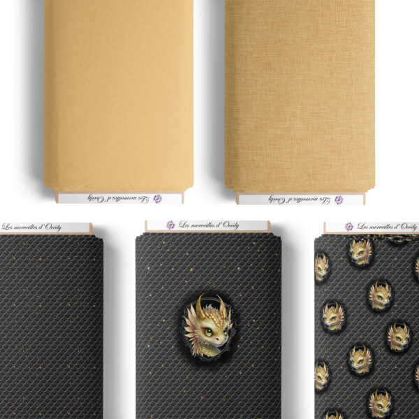 Dragon dark - Effet lin ocre – Image 2